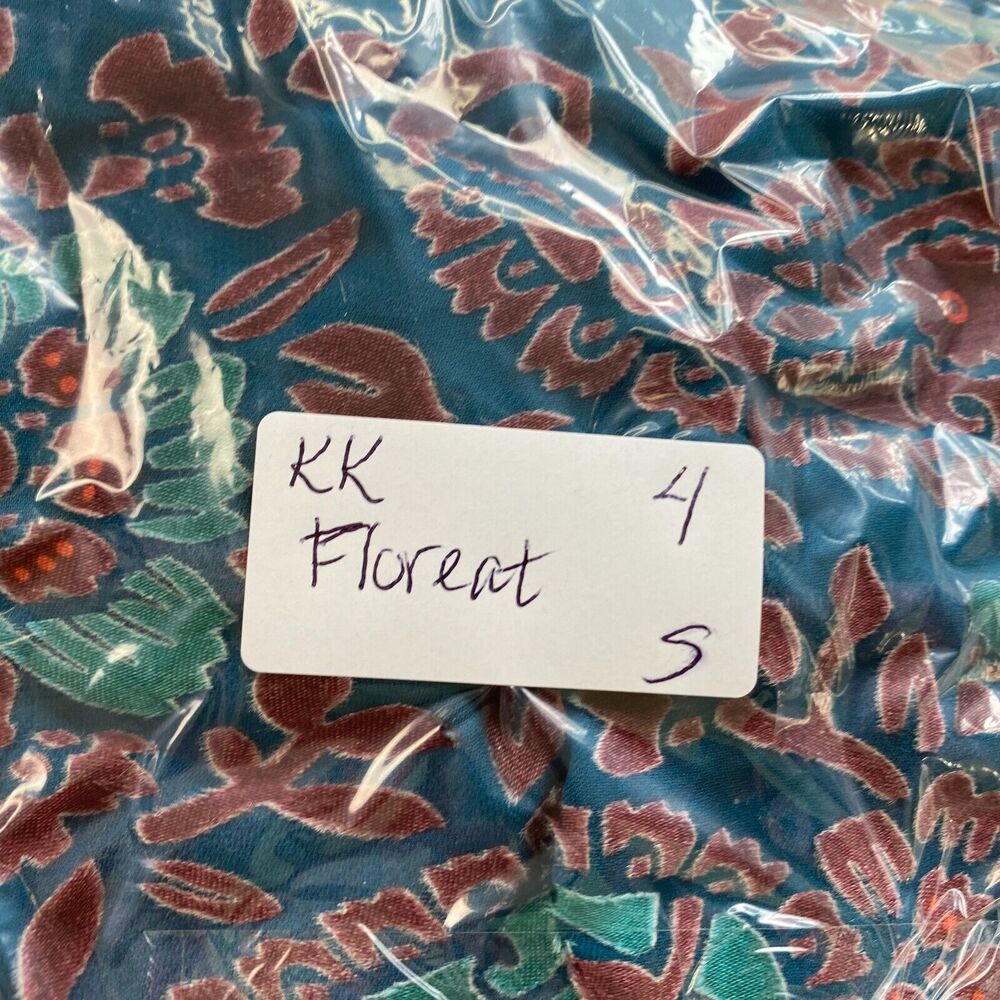 Floreat Anthropologie Top Small Valo Boho Paisley Burnout Bell Sleeve Silk Bld - Picture 13 of 13